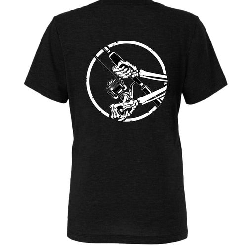 SOLID BLK TRIBLEND - BACK